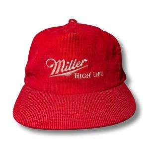 Vintage Miller Lite Corduroy SnapBack